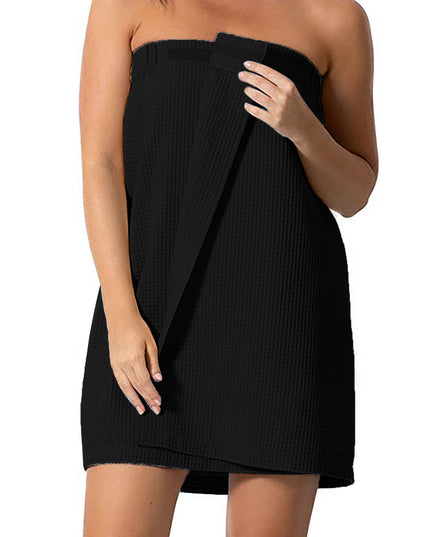 Ręcznik saunowy damski na rzep struktura "wafla"