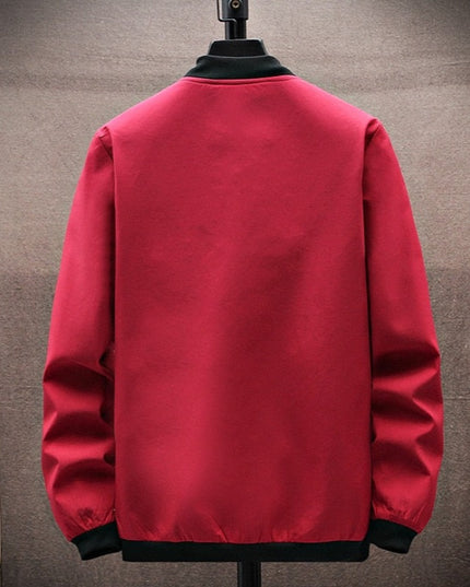 Męska kurtka przejściowa bomberka klasyczna o prostym kroju