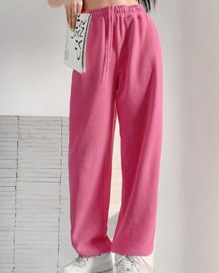Damskie spodnie dresowe w pastelowych kolorach
