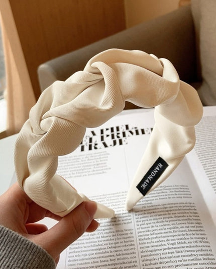 Opaska do włosów z marszczeniem