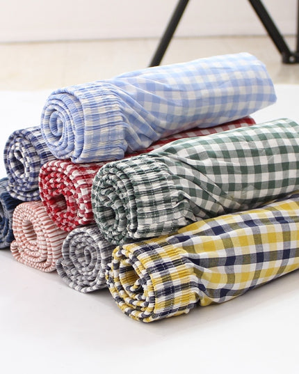 Bokserki luźne męskie w kratkę zestaw 5 sztuk