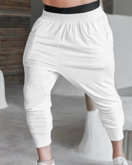 Męskie spodnie treningowe z elastycznej tkaniny