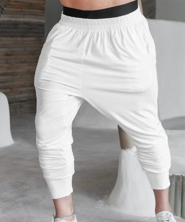 Męskie spodnie treningowe z elastycznej tkaniny