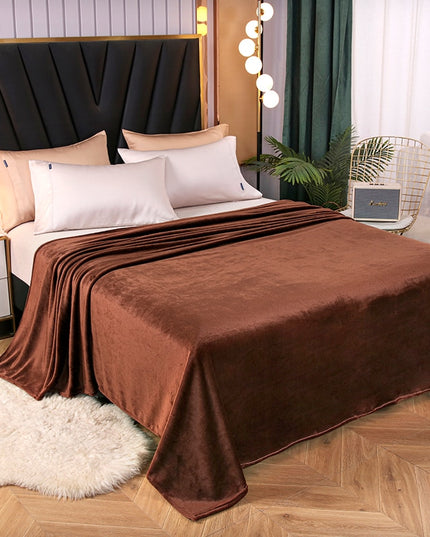 Miękki koc z krótkim włosiem