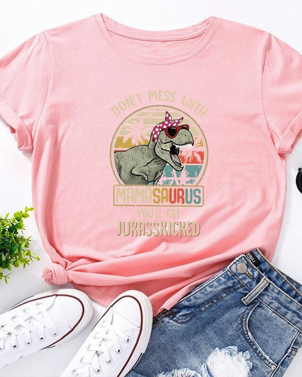 Damski T-shirt klasyczny z nadrukiem dla mamy