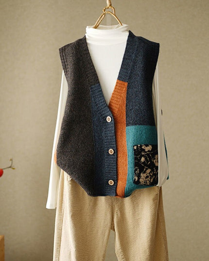 Damski sweter vintage typu kardigan