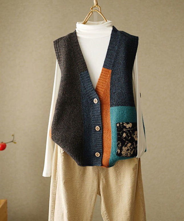 Damski sweter vintage typu kardigan