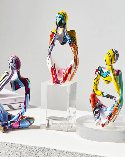 Figurka dekoracyjna postać kolorowa