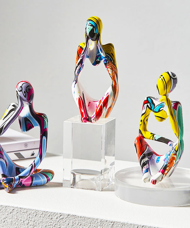 Figurka dekoracyjna postać kolorowa