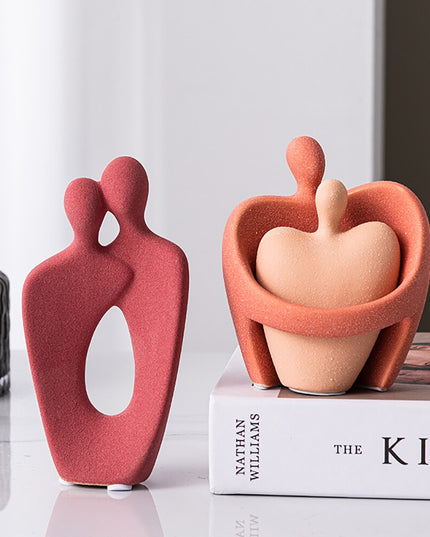 Figurka dekoracyjna ceramiczna wzór postaci