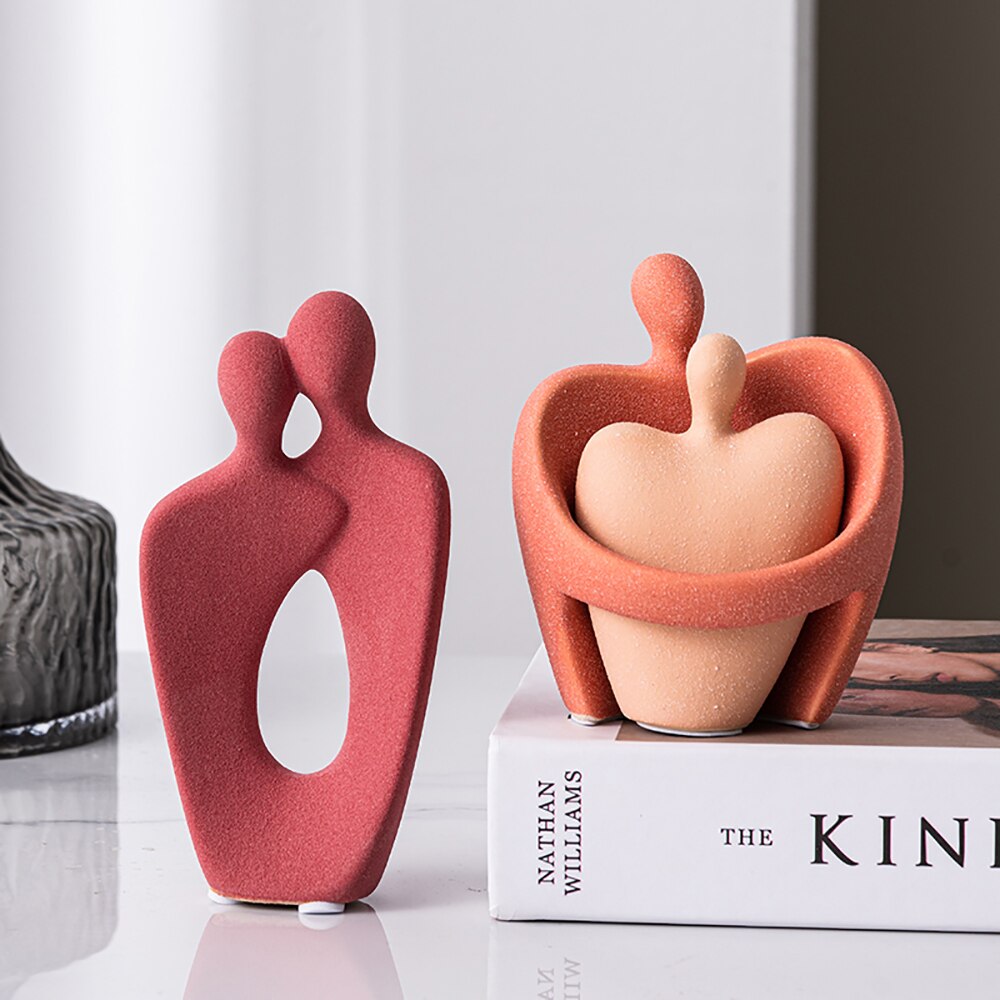 Figurka dekoracyjna ceramiczna wzór postaci