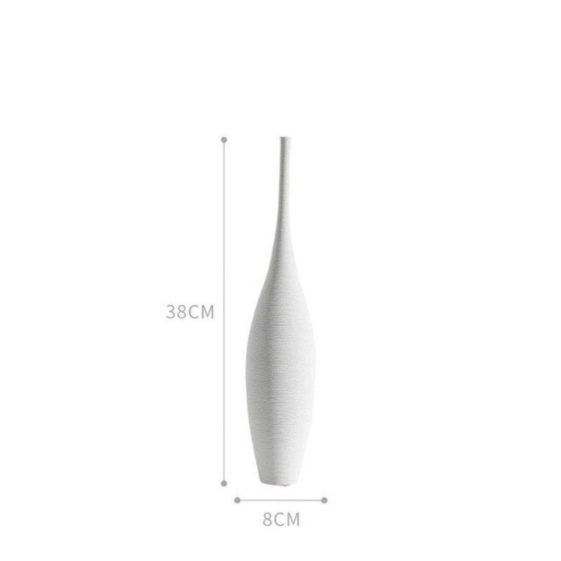 Wazon ceramiczny minimalistyczny ze zwężoną górą