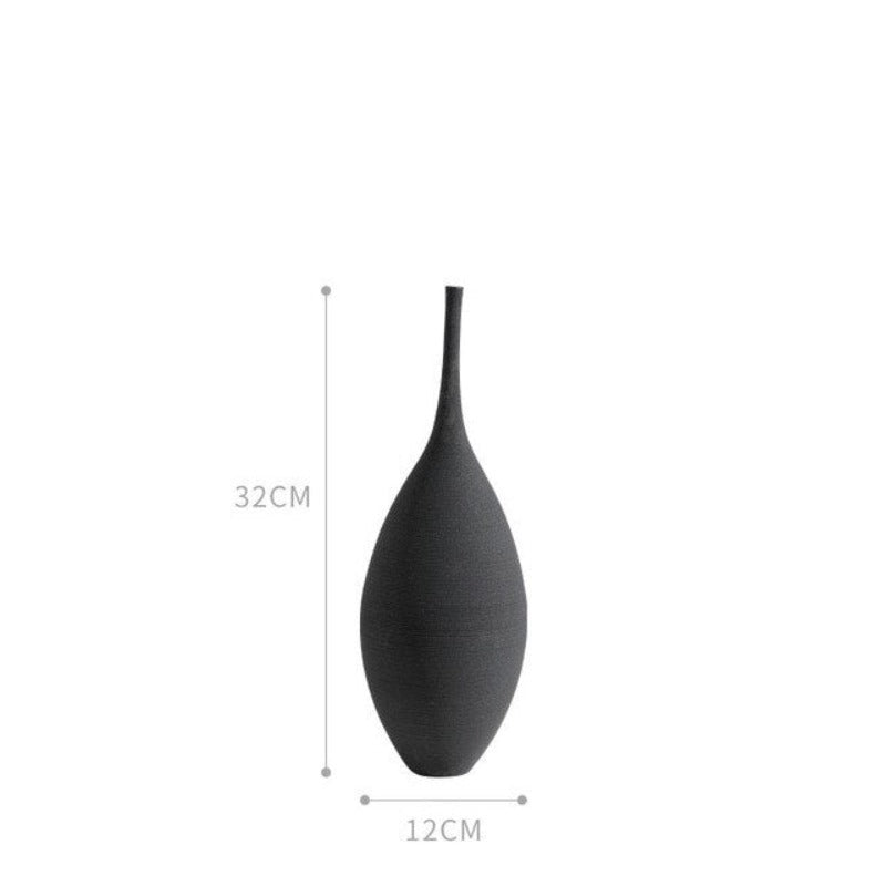 Wazon ceramiczny minimalistyczny ze zwężoną górą