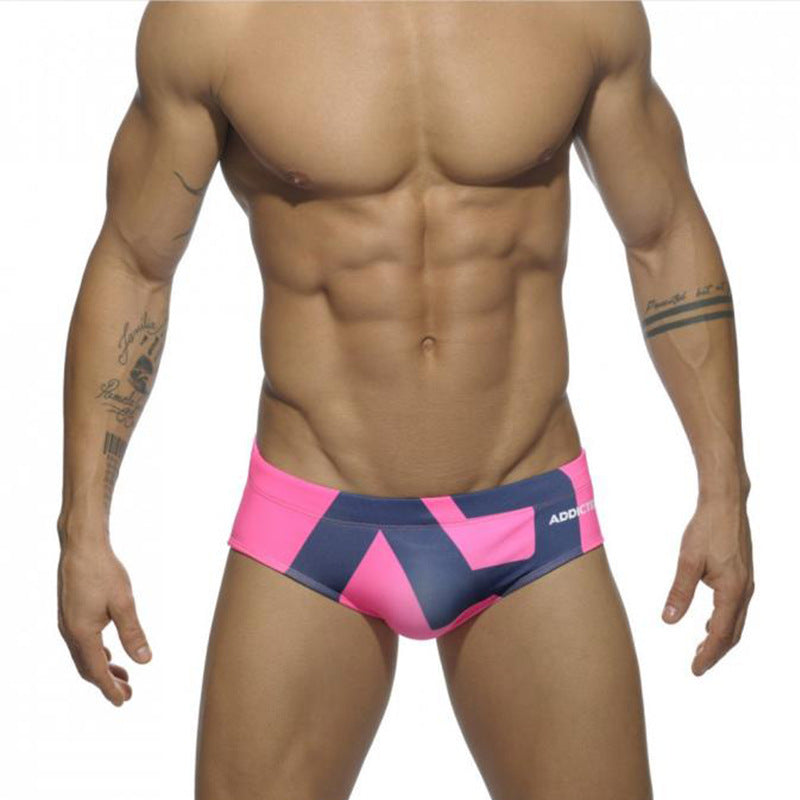 Męskie slipy kąpielowe ze wzorem