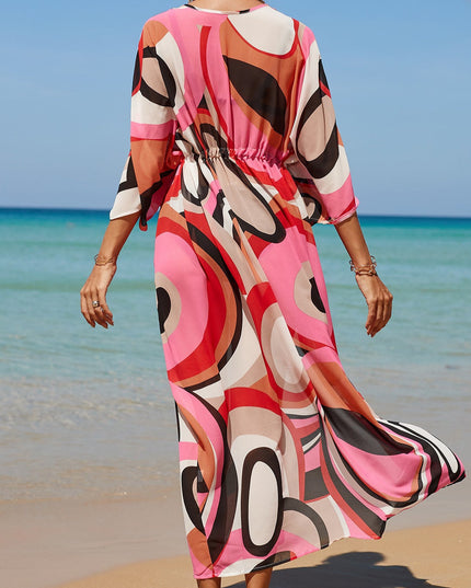 Damska narzuta plażowa zwiewna