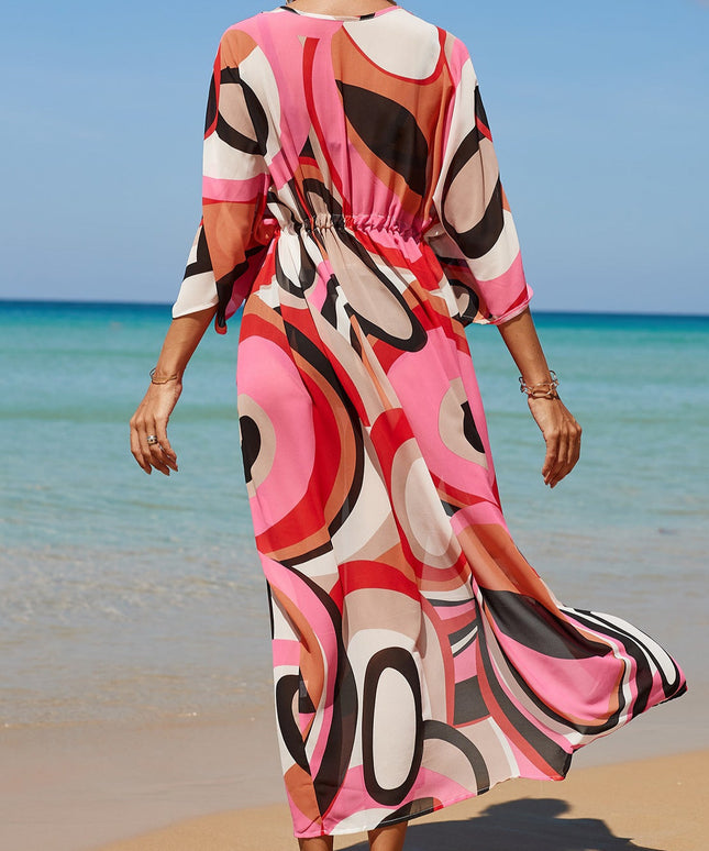 Damska narzuta plażowa zwiewna