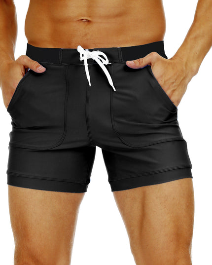 Męskie szorty kąpielowe w stylu sportowym