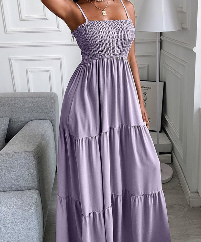 Sukienka maxi na ramiączkach