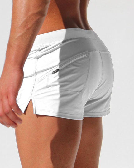 Męskie bokserki kąpielowe z zasuwaną kieszonką z tyłu